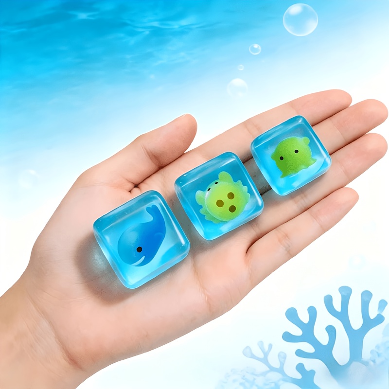Undersea Creatures Ice Cubes, Squeeze Sensory Toy